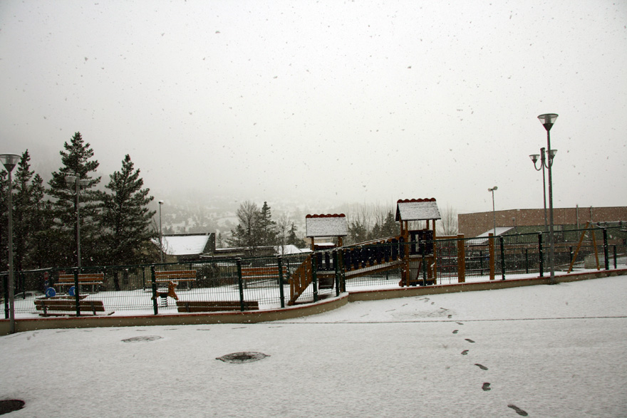 nevicata a molino del piano, comune di pontassieve, del 16 dicembre 2007