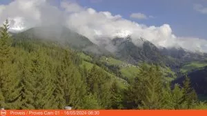 webcam  Proves (BZ, 1420 m), webcam provincia di Bolzano
