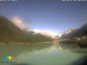 webcam  Lago di Auronzo (850 m), Auronzo di Cadore (BL), webcam provincia di Belluno