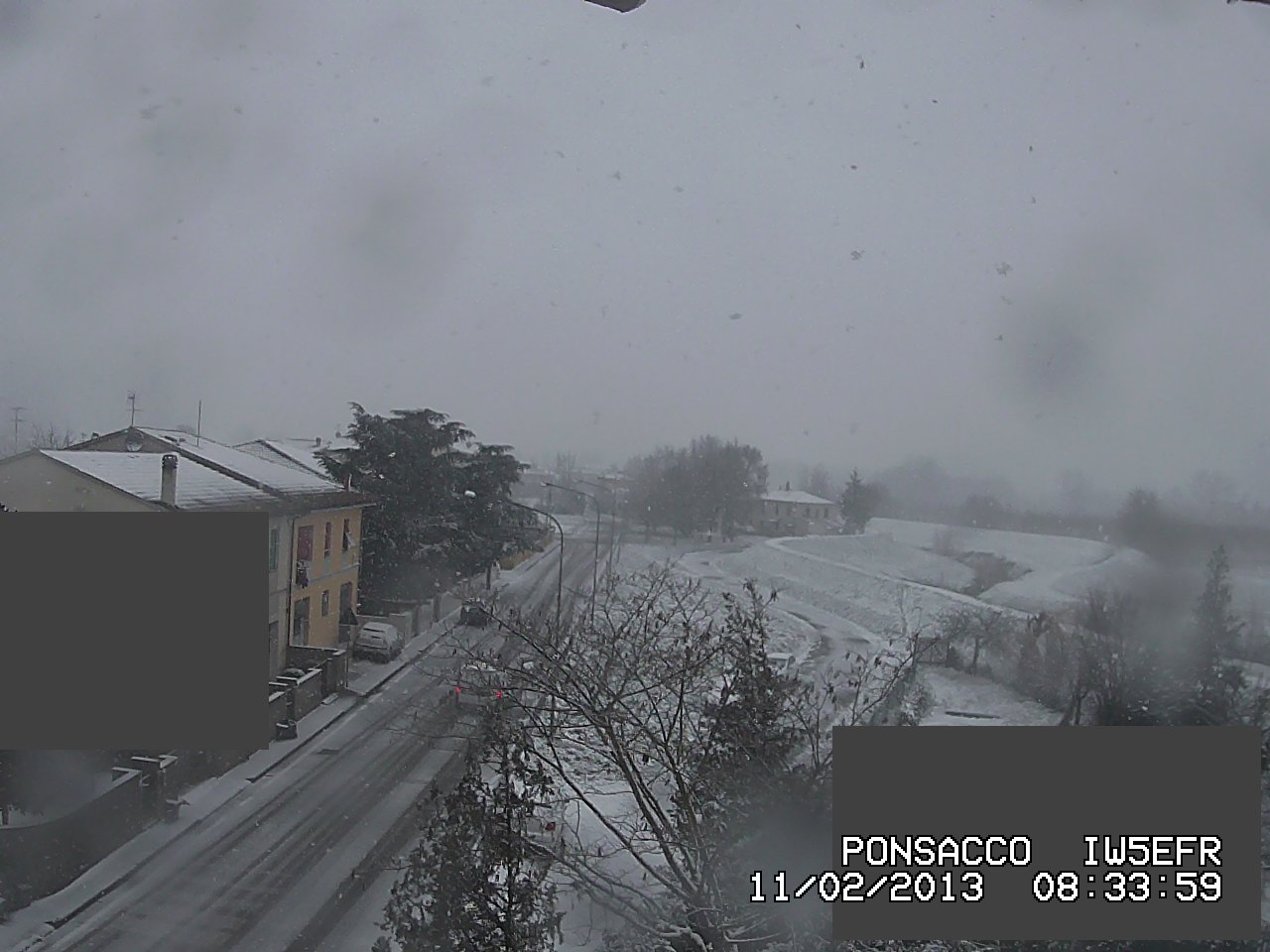neve 11 febbraio 2013 a Ponsacco