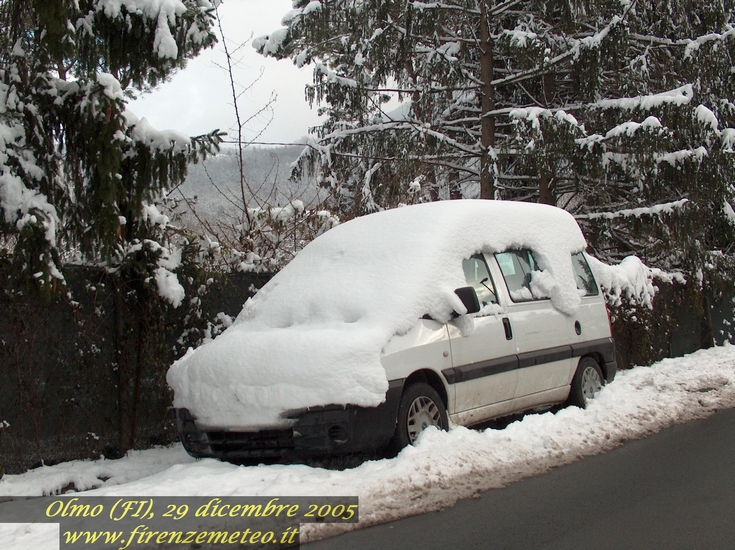 nevicata a olmo, del 29 dicembre 2005
