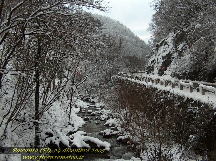 nevicata a polcanto,, del 29 dicembre 2005