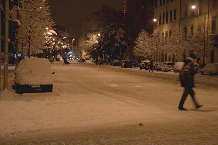nevicata a firenze rifredi del 17 dicembre 2010
