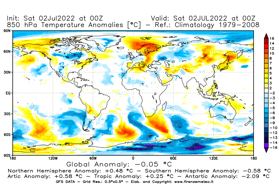 GFS analysi map - Temperature Anomalies [°C] at 850 hPa in World
									on 02/07/2022 00 <!--googleoff: index-->UTC<!--googleon: index-->