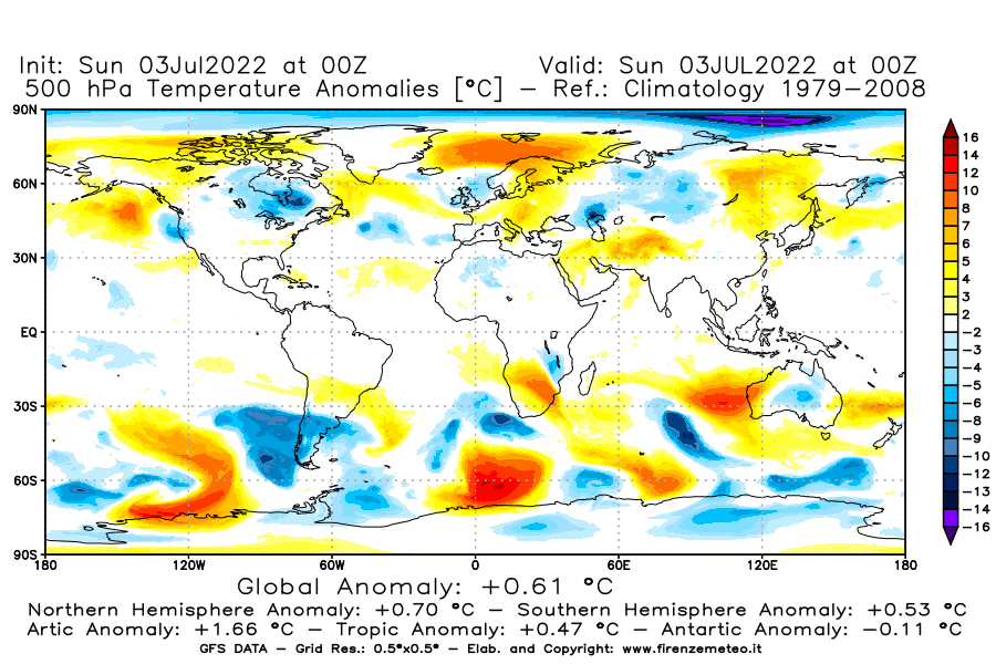 Mappa di analisi GFS - Anomalia Temperatura [°C] a 500 hPa in World
							del 03/07/2022 00 <!--googleoff: index-->UTC<!--googleon: index-->