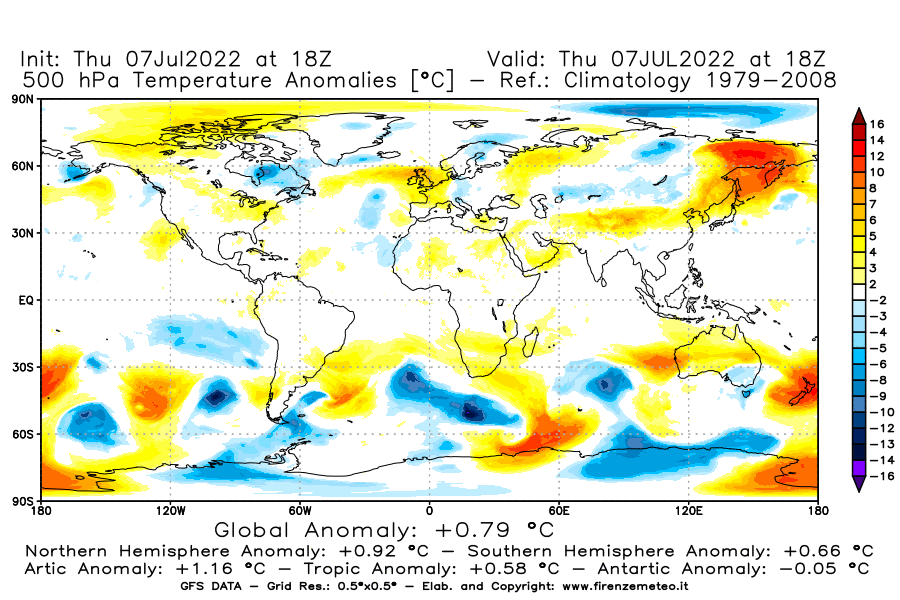 GFS analysi map - Temperature Anomalies [°C] at 500 hPa in World
									on 07/07/2022 18 <!--googleoff: index-->UTC<!--googleon: index-->