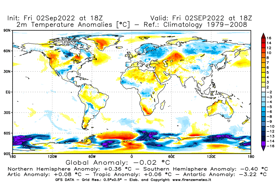 GFS analysi map - Temperature Anomalies [°C] at 2 m in World
									on 02/09/2022 18 <!--googleoff: index-->UTC<!--googleon: index-->