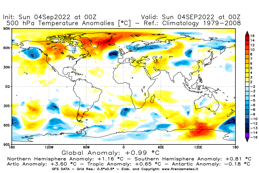 Mappa di analisi GFS - Anomalia Temperatura [°C] a 500 hPa in World
							del 04/09/2022 00 <!--googleoff: index-->UTC<!--googleon: index-->