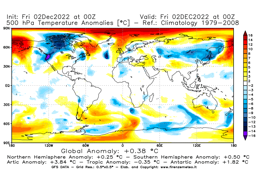 Mappa di analisi GFS - Anomalia Temperatura [°C] a 500 hPa in World
							del 02/12/2022 00 <!--googleoff: index-->UTC<!--googleon: index-->