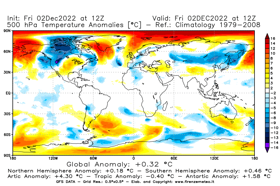 Mappa di analisi GFS - Anomalia Temperatura [°C] a 500 hPa in World
							del 02/12/2022 12 <!--googleoff: index-->UTC<!--googleon: index-->