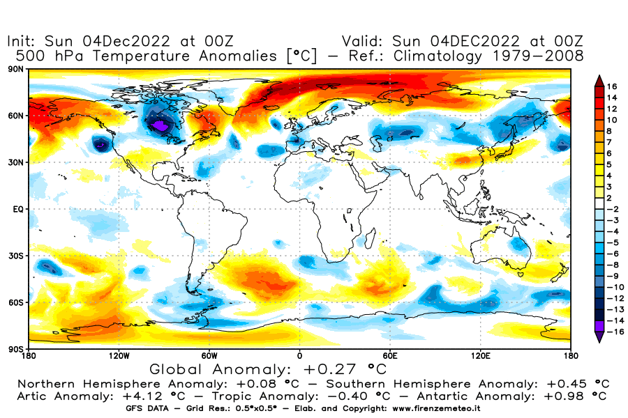 Mappa di analisi GFS - Anomalia Temperatura [°C] a 500 hPa in World
							del 04/12/2022 00 <!--googleoff: index-->UTC<!--googleon: index-->