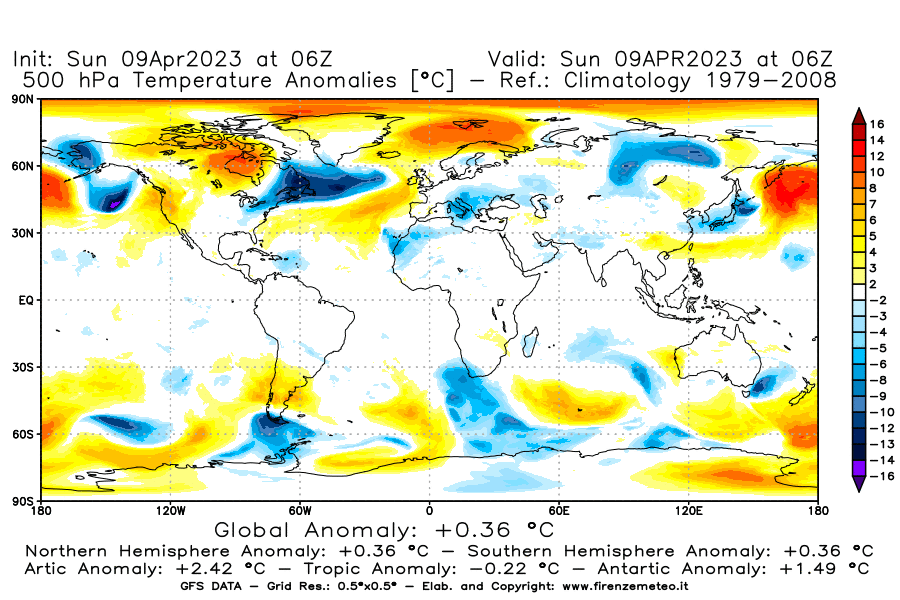 GFS analysi map - Temperature Anomalies [°C] at 500 hPa in World
									on 09/04/2023 06 <!--googleoff: index-->UTC<!--googleon: index-->