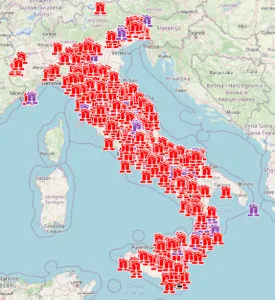 Earthquakes recorded in 2022 in Italy.