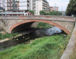 foto stazione di rilevamento idrometrico fiume Mugnone a Firenze (Ponte alle Mosse)
