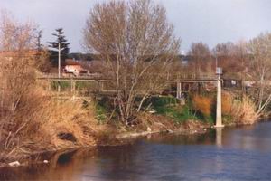 foto stazione di rilevamento idrometrico fiume Arno a San Giovanni alla Vena (PI)