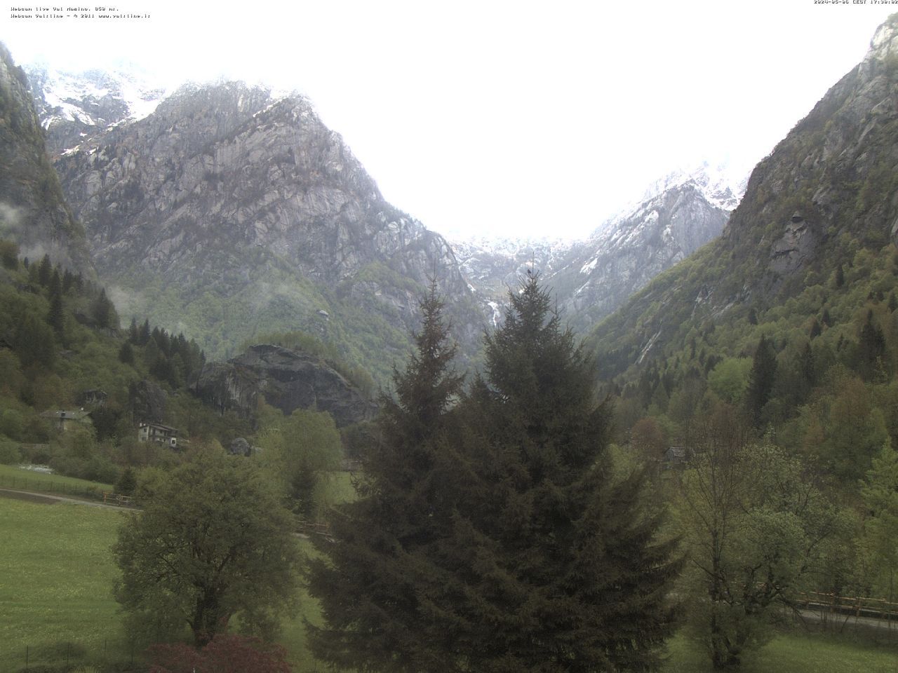 webcam  Val Masino (SO, 860 m), webcam provincia di Sondrio, webcam Lombardia, Webcam Alpi - Lombardia
