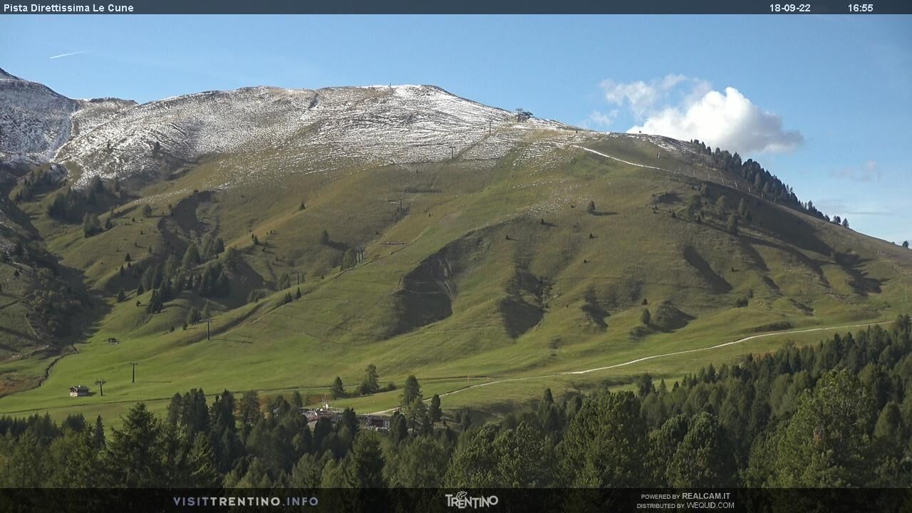 webcam Bellamonte, nel comune di Predazzo, webcam  pista Le Cune, webcam Valle di Fiemme, webcam provincia di Trento, 
                                            webcam Trentino-Alto Adige, webcam alpi