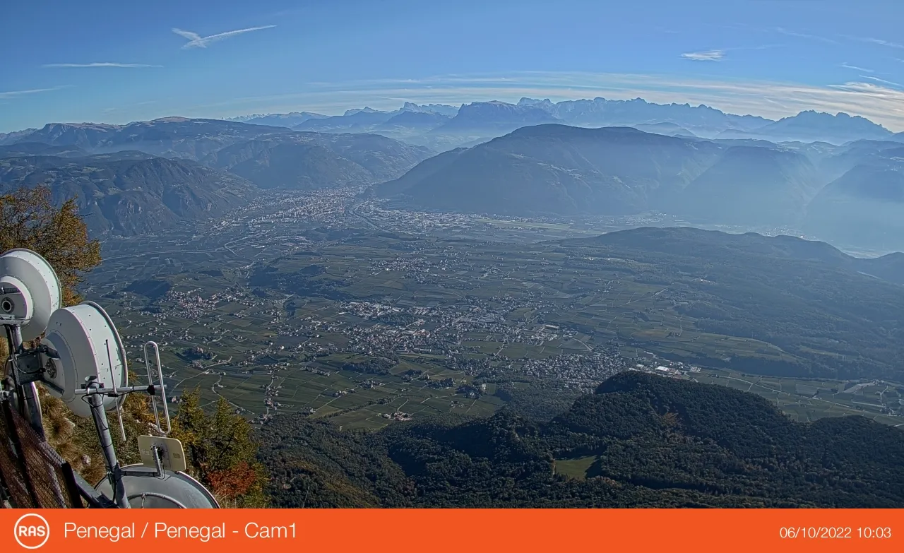 webcam Cima Penegal,  webcam provincia di Trento, 
                                            webcam Trentino-Alto Adige, webcam alpi