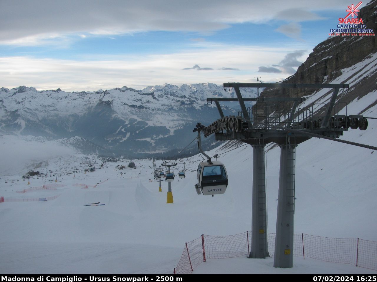 webcam Madonna di Campiglio, webcam provincia di Trento, webcam snowpark Grostè,
                                            webcam Trentino-Alto Adige, webcam alpi