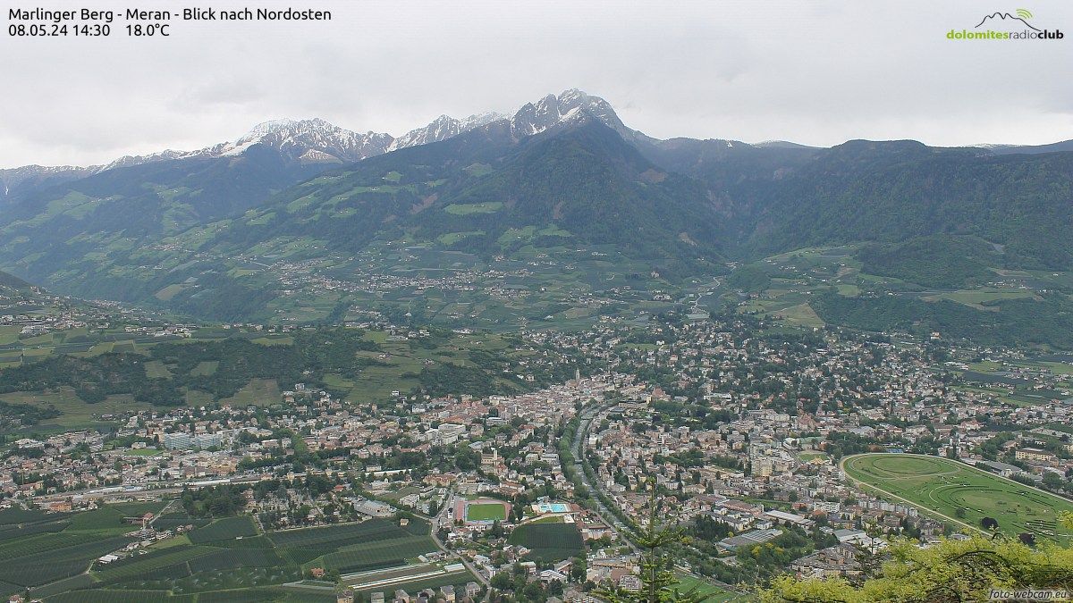 webcam  Merano (BZ, 325 m), webcam provincia di Bolzano, webcam Trentino-Alto Adige, Webcam Alpi - Trentino-Alto Adige