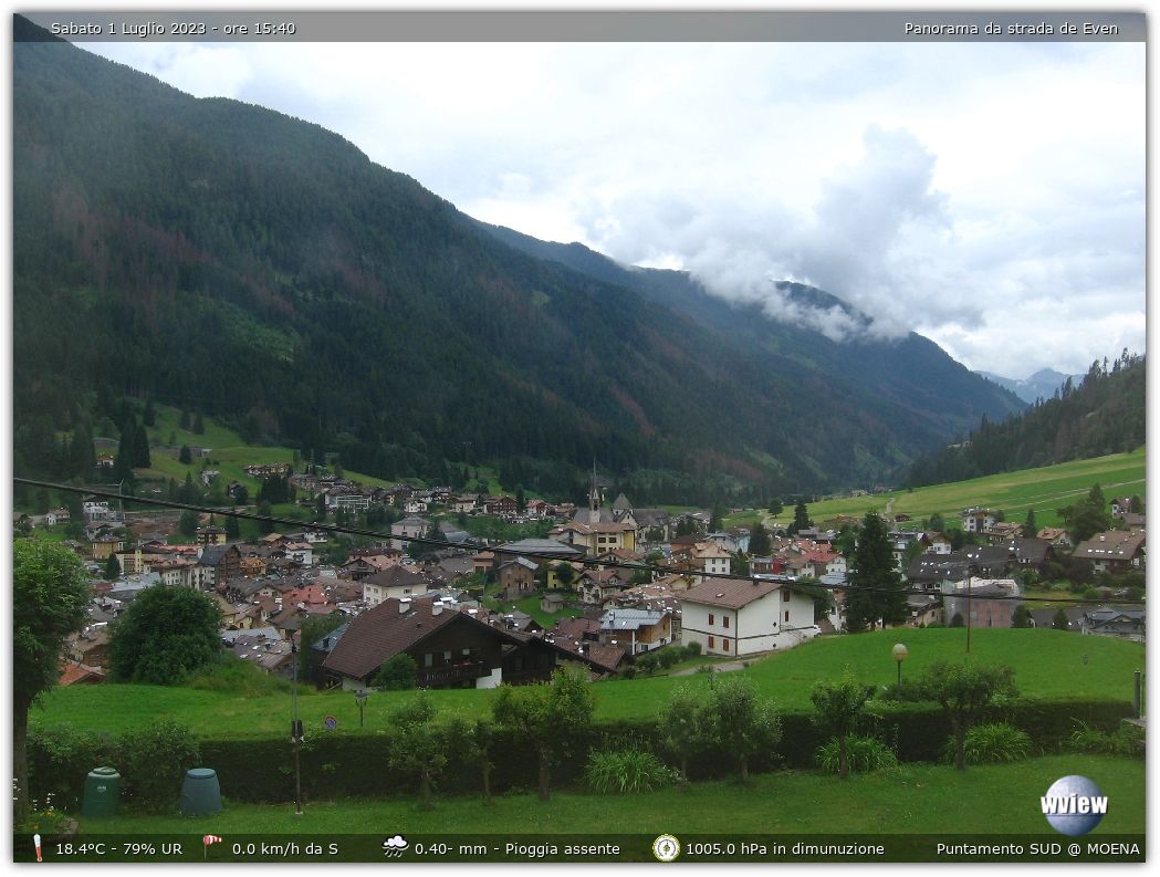 webcam Moena, webcam provincia di Trento, webcam Trentino-Alto Adige, webcam alpi