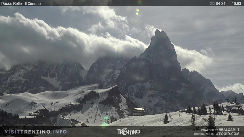 webcam  Passo Rolle (TN, 1989 m), webcam provincia di Trento, webcam Trentino-Alto Adige, Webcam Alpi - Trentino-Alto Adige