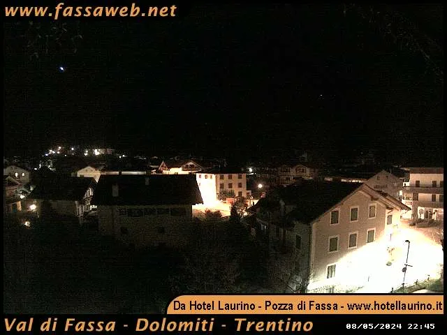 webcam Pozza di Fassa, nel comune di San Giovanni di Fassa,  webcam provincia di Trento, 
                                            webcam Trentino-Alto Adige, webcam alpi