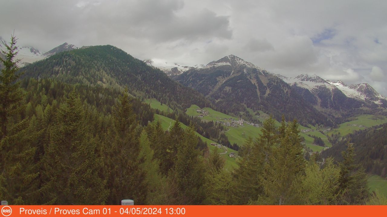 webcam  Proves (BZ, 1420 m), webcam provincia di Bolzano, webcam Trentino-Alto Adige, Webcam Alpi - Trentino-Alto Adige