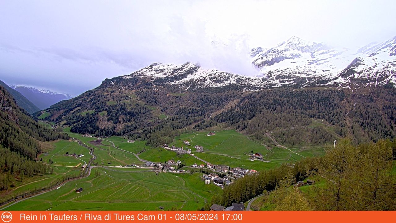 webcam Riva di Tures - Rein in Taufers, webcam Valli di Tures e Aurina, webcam comune di Campo Tures, 
                                                webcam provincia di Bolzano, webcam Trentino-Alto Adige, webcam alpi
