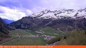 webcam  Riva di Tures (1600 m), Campo Tures (BZ), webcam provincia di Bolzano, webcam Trentino-Alto Adige, Webcam Alpi - Trentino-Alto Adige
