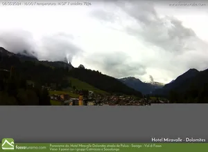 webcam  Soraga di Fassa (TN, 1220 m), webcam provincia di Trento, webcam Trentino-Alto Adige, Webcam Alpi - Trentino-Alto Adige