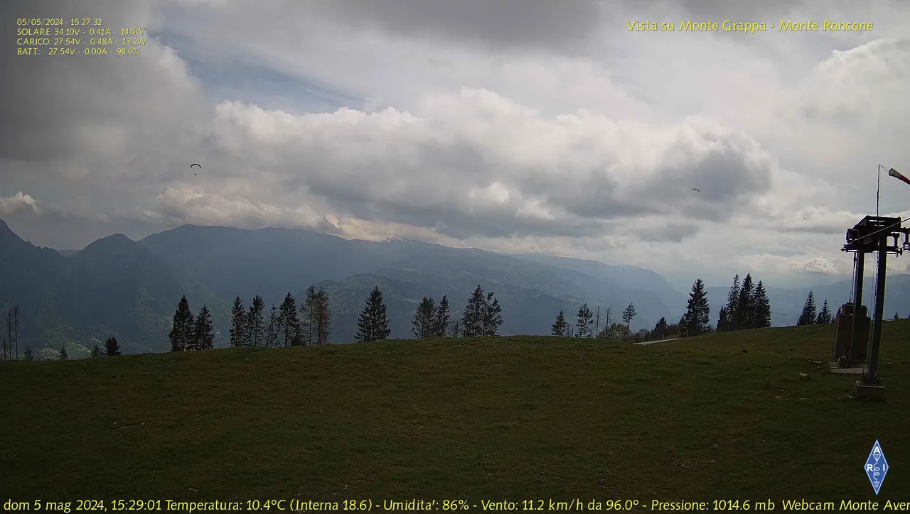 webcam Monte Avena,  webcam provincia di Belluno, 
                                            webcam Veneto, webcam alpi