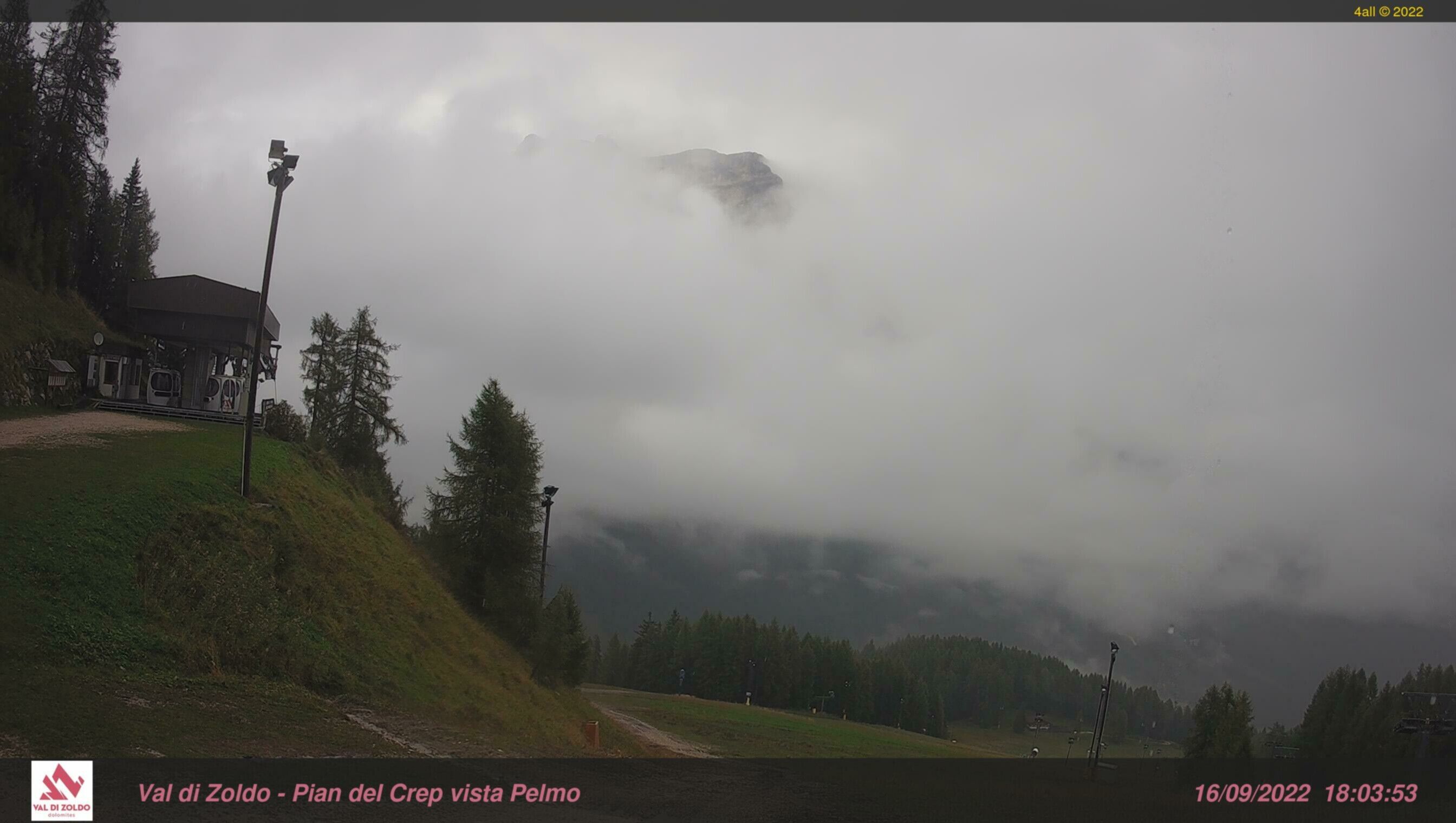 webcam Val di Zoldo,  webcam provincia di Belluno, webcam vista Monte Civetta
                                            webcam Veneto, webcam alpi