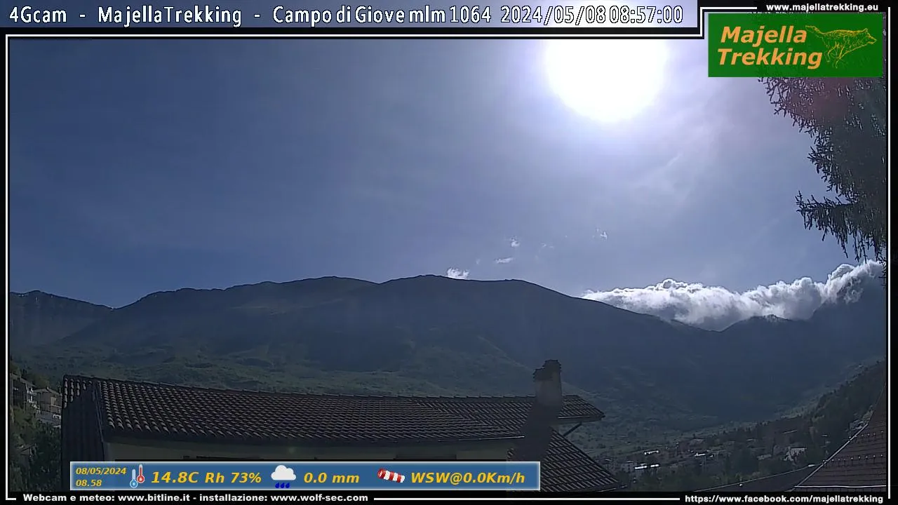 webcam Campo di Giove, webcam provincia dell'Aquila, webcam Abruzzo, webcam Appennino centrale