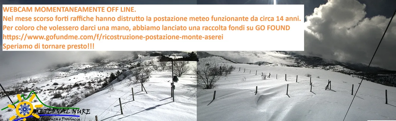 webcam Monte Aserei, webcam provincia di Piacenza, webcam Emilia-Romagna,  webcam Appennino settentrionale