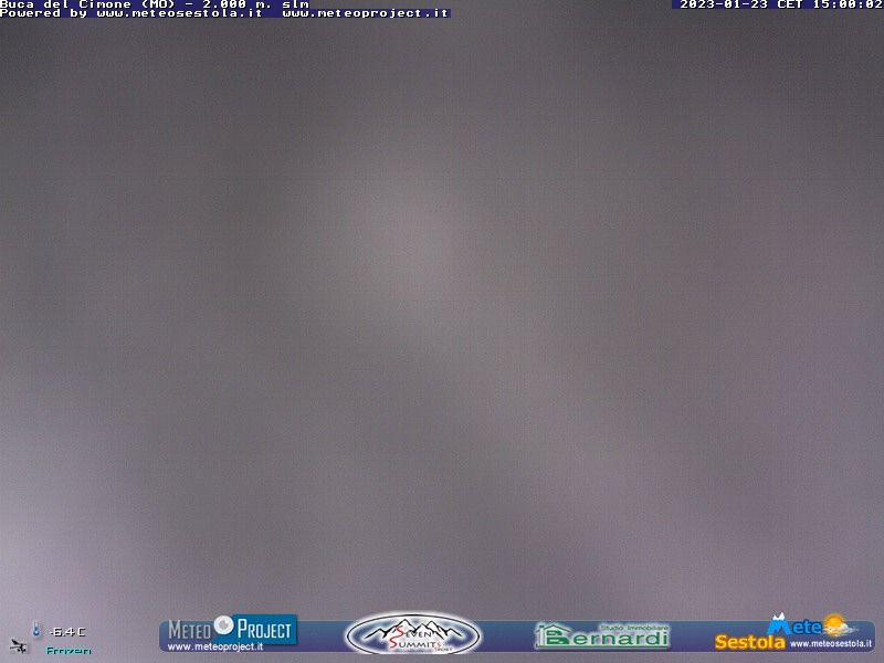 webcam Cimone (MO, 2000 m slm) in tempo reale