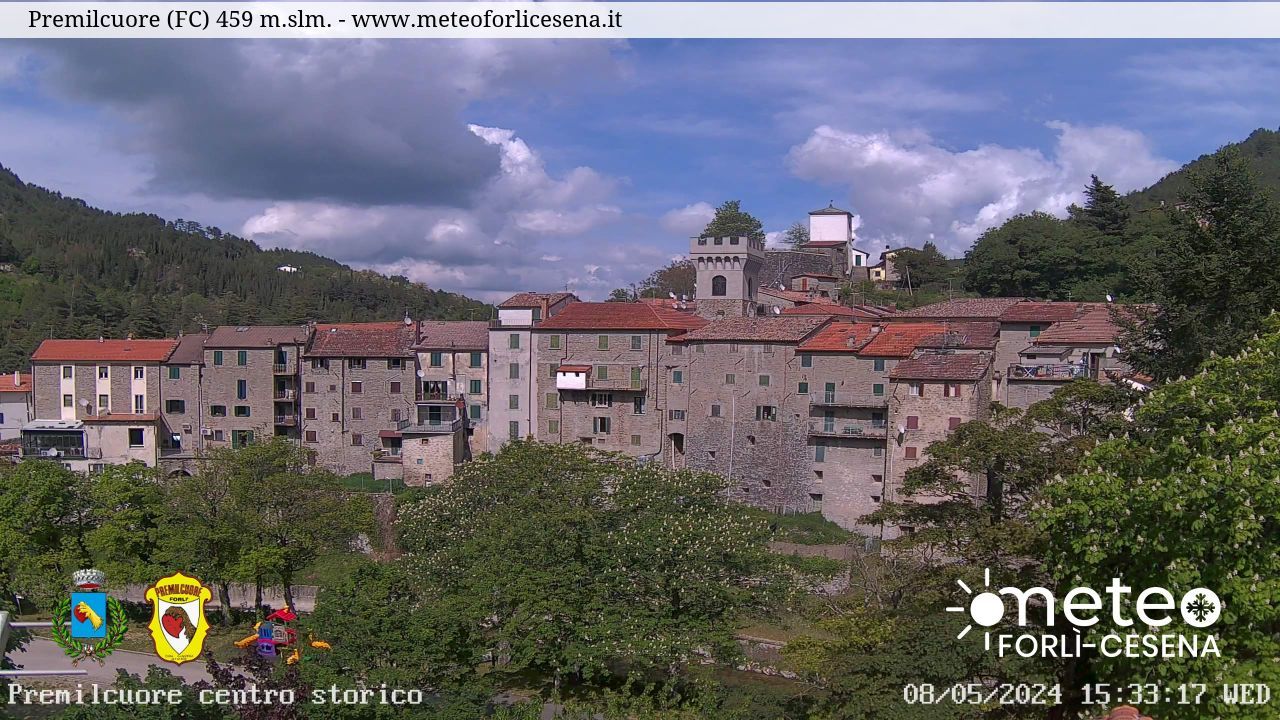 webcam  Premilcuore (FC, 459 m), webcam provincia di Forlì-Cesena, webcam Emilia-Romagna, Webcam Appennino Settentrionale - Emilia-Romagna